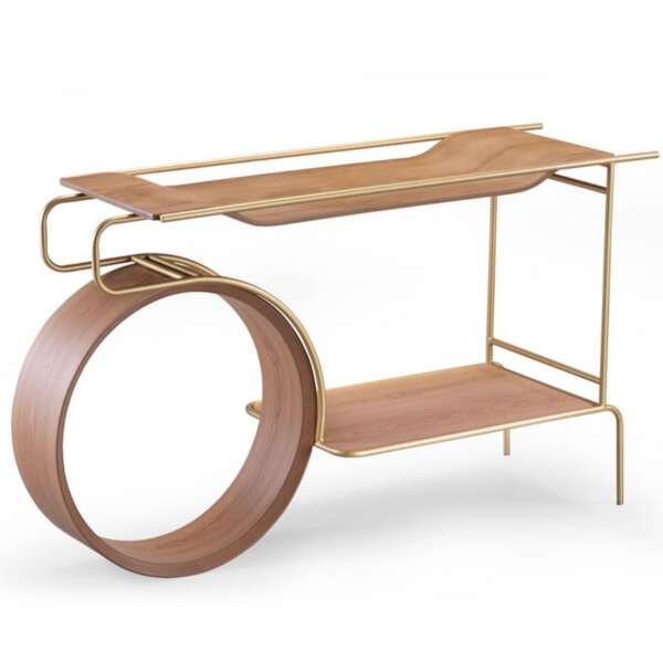 ชั้นไม้โปร่ง 3 ชั้น – สำหรับหนังสือและต้นไม้