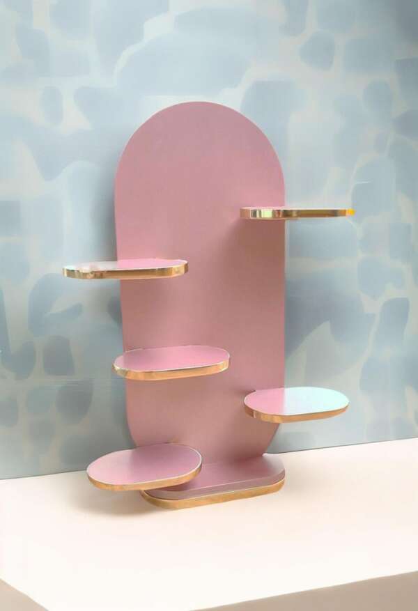 ชั้นติดผนังไม้ 3 ชั้น – วางของโชว์