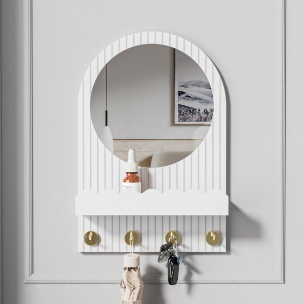 ชั้นไม้สำหรับห้องน้ำ – ติดผนังหรือวางได้