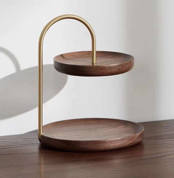 ชั้นวางของ 2 ชั้นมีหูจับ