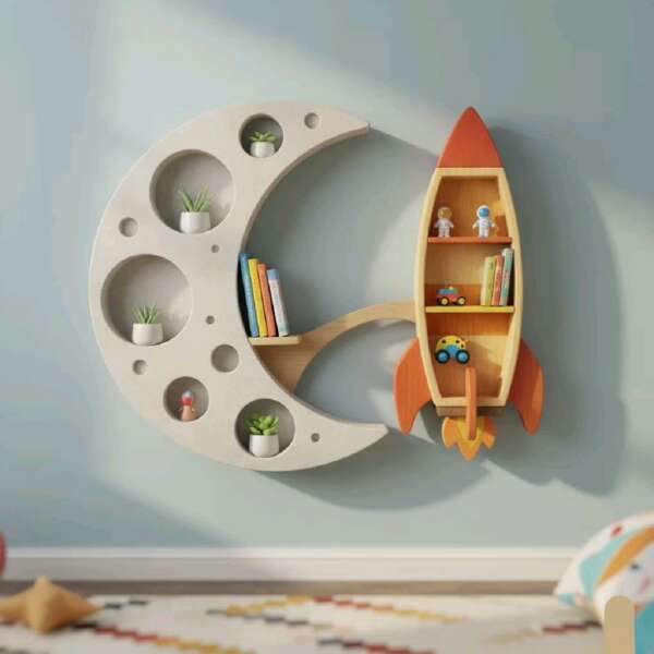 ชั้นวางของดีไซน์วงกลม