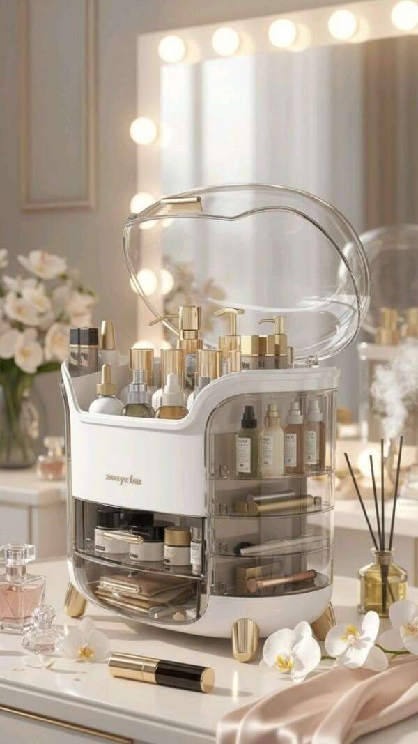 ชั้นวางเครื่องสำอาง